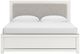 Signature Design by Ashley® Zuraleus White King Panel Bed with Upholstered Headboard-2