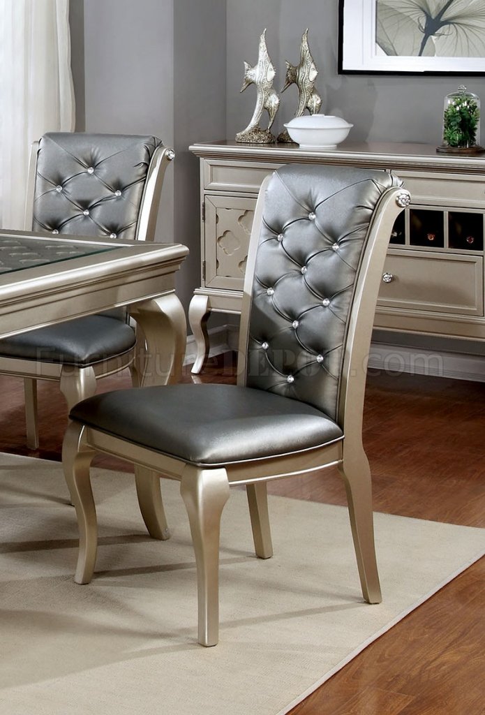 Furniture of America Amina Dining Table Set - Thumbnail 2