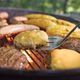 Weber® Original Kettle® Premium Stealth® 27" Matte Black Portable Charcoal Grill-5