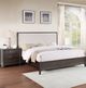 Winners Only® Westfield Expresso Queen Upholstered Panel Bed-2