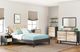 Signature Design by Ashley® Piperton 5-Piece Black/Two-Tone Brown Queen Panel Platform Bed Set-5