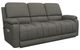 La-Z-Boy® Greyson Blue Grey Leather Power Reclining Sofa with Headrest and Lumbar-0