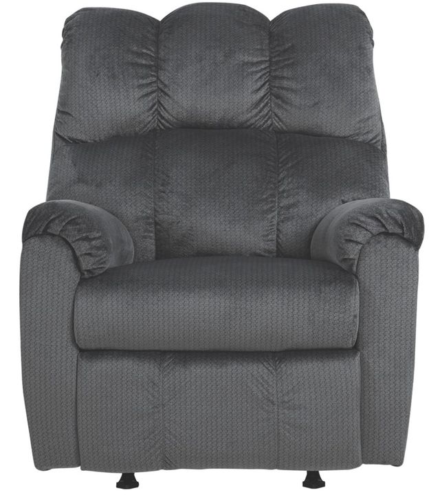Signature Design by Ashley® Foxfield Charcoal Rocker Recliner-1