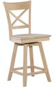 John Thomas Furniture® Customizable Select Charlotte 24" Counter Swivel Stool-1
