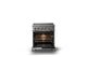 Viking® 5 Series 30" Stainless Steel Pro Style Electric Range with Brushed Brass Trim-1