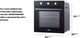 Summit® 24" Black Single Gas Wall Oven -3