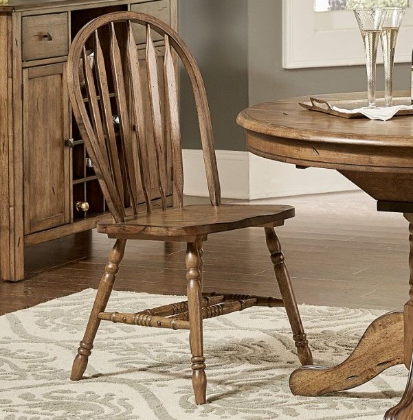 Liberty Furniture Carolina Crossing Dining Windsor Side Chair-1