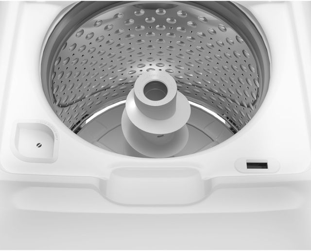 GE® White Top Load Washer & Gas Dryer Laundry Pair-3
