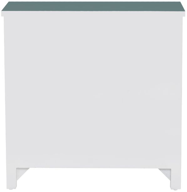 Coast2Coast Home™ Maren Blue/White Accent Cabinet-4