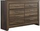Signature Design by Ashley® Juararo 5-Piece Dark Brown King Poster Bed Set-2