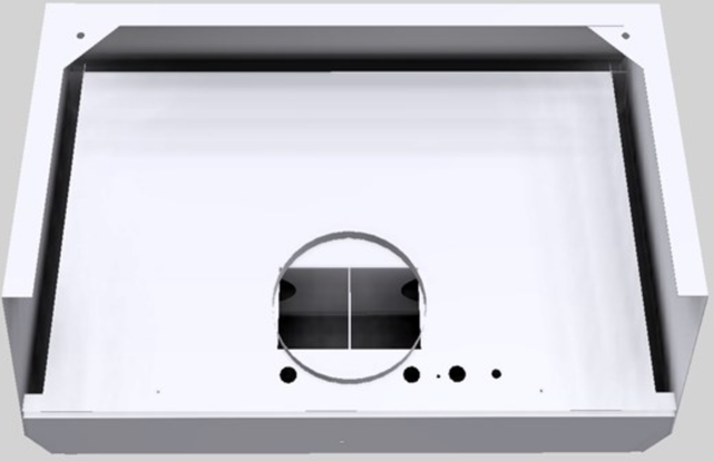 Vent-A-Hood® Designer Series 36" White Wall Mounted Range Hood-3