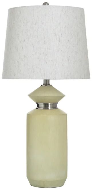 Stylecraft Pettye Ivory and Silver Table Lamp-0