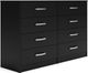 Signature Design by Ashley® Finch 4-Piece Black Queen Panel Platform Bed Set-2