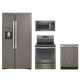 GE® 4 Piece Kitchen Package-Slate-0