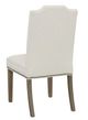 Fairfield® Customizable Entree Dining Empire Short Back Dining Chair with Mica Legs and Buttons-3