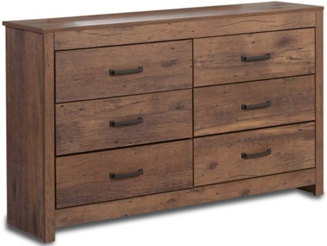 American Wholesale Furniture Gilliam Rustic Brown Dresser-0