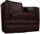 Craftmaster® Customizable CM Leather Barrel Back Swivel Chair-4
