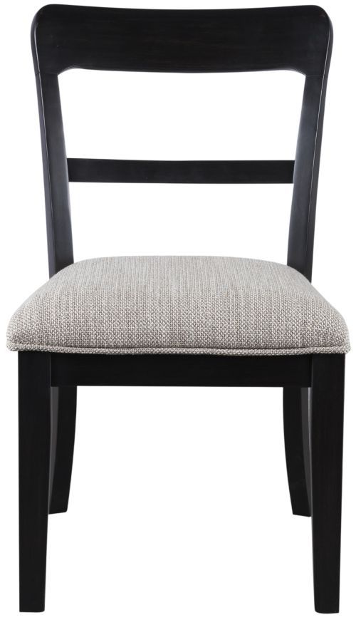 Signature Design by Ashley® Chadworth Black Upholstered Dining Side Chair-3
