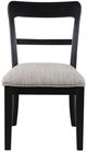 Signature Design by Ashley® Chadworth Black Upholstered Dining Side Chair-3