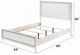 ACME Furniture Haiden White Queen Panel Bed with LED-2