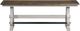 Intercon Drake French Oak/Rustic Gray 68" Backless Counter Bench-2