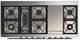 Ilve® Majestic III 60" Antique White Pro Style Dual Fuel Natural Gas Range with Solid Door and Burnished Trim-3