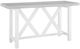 John Thomas Furniture® Dining Essentials Chalk Counter Table with White Double X Base-0