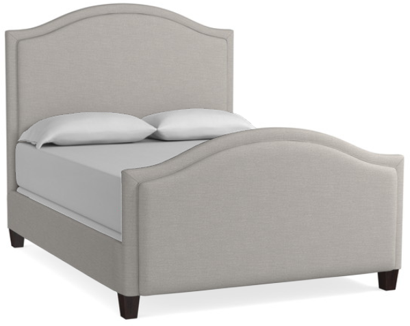 Bassett® Furniture Custom Upholstered Beds Vienna Arched Bed-1