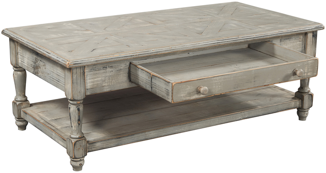 aspenhome® Hinsdale Greywood Cocktail Table-1