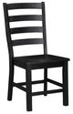 Homelegance® Redmond Black Dining Side Chair-0