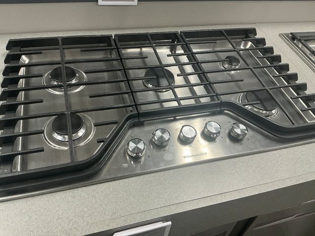KitchenAid® 36'' Stainless Steel Gas Cooktop-0