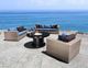 CabanaCoast® Customizable Venice Cast Aluminum Chat Outdoor 48'' Fire Pit-3