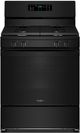 Whirlpool® 30” Black Freestanding Gas Range with Crispy Mode and Dishwasher Safe Grates-0