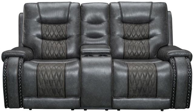 Parker House® Outlaw Stallion Power Reclining Console Loveseat-2
