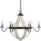 Forty West Rice White Chandelier-0