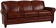 Smith Brothers Customizable 397 Leather Sofa-0