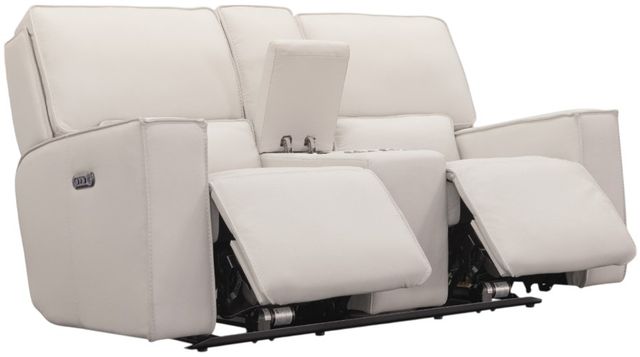 Hooker® Furniture MS Miles Oslo Pebble Power Reclining Loveseat with Power Headrest-1