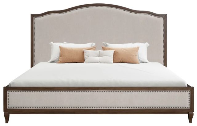 Flexsteel® Bellevue Tan/Whiskey Brown King Platform Bed-2