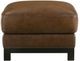 New Classic® Home Furnishings Sayer Leather Brown Ottoman-2