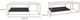 Moe's Home Collection Mies Black/White Coffee Table with Gold Frame-4