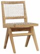 Dovetail Furniture Margit Natural Wooden/Rattan Outdoor Dining Chair-0