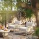 TOV Furniture Dunes Cream Fabric Outdoor Accent Chair-1