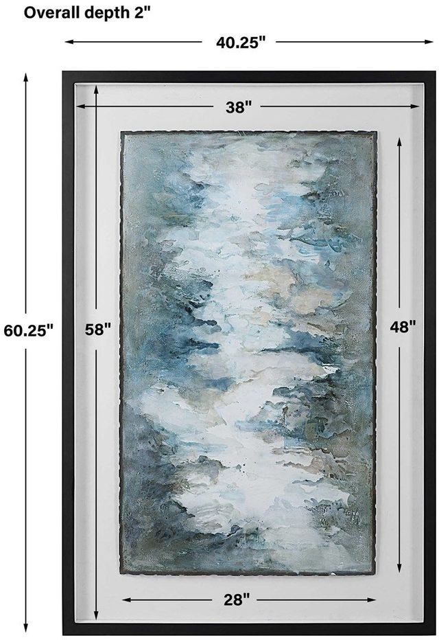 Uttermost® Lakeside Grande Framed Abstract Print-2