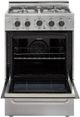 Unique® Appliances Prestige 24" Stainless Steel Freestanding Gas Range-1