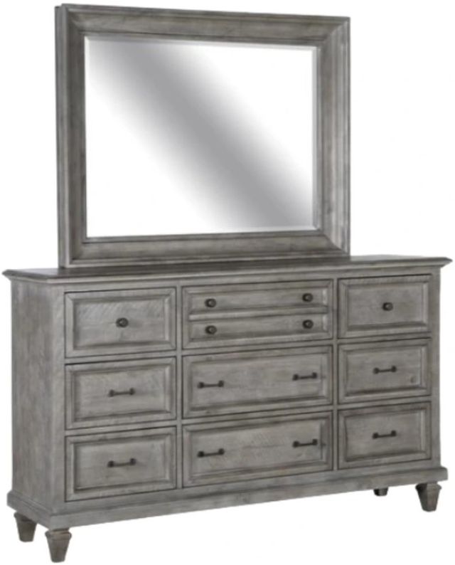 Magnussen Home® Lancaster Dovetail Gray Dresser and Mirror-0