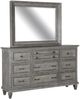 Magnussen Home® Lancaster Dovetail Gray Dresser and Mirror-0