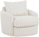 Coaster® Sarco Ivory Upholstered Swivel Arm Chair-0