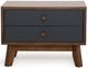 VIG Furniture Nova Domus Dali Gray/Walnut Nighstand-1