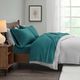 Olliix by True North by Sleep Philosophy Micro Fleece Teal Twin Sheet Set-3