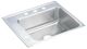 Elkay Lustertone® Classic Lustrous Satin 25" x 22" x 5" Single Bowl Drop-In Classroom ADA Sink-0